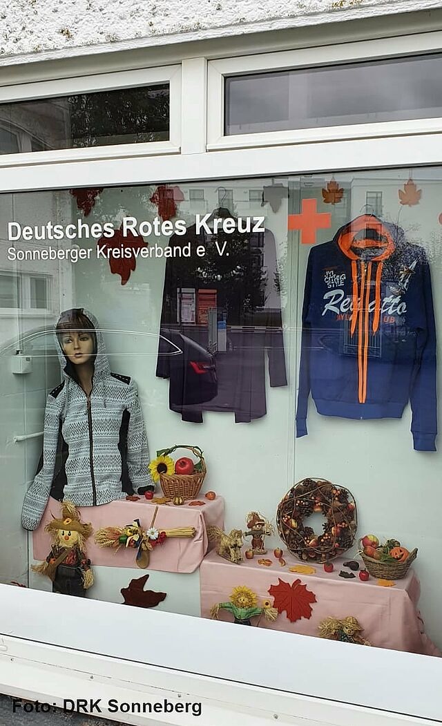 Schaufenster DRK